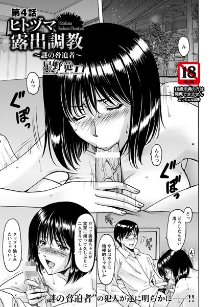 星野竜一|ヒトヅマ露出調教 〜謎の脅迫者〜 第4話【単話】❤単話 【評価5.00】