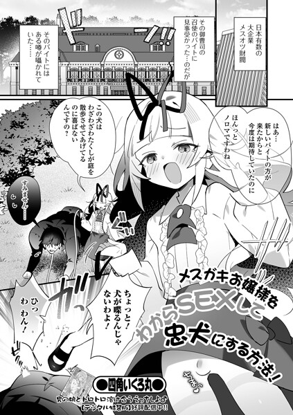 四角いくろ丸|メスガキお嬢様をわからSEXして忠犬にする方法！（単話）❤単話 【評価5.00】